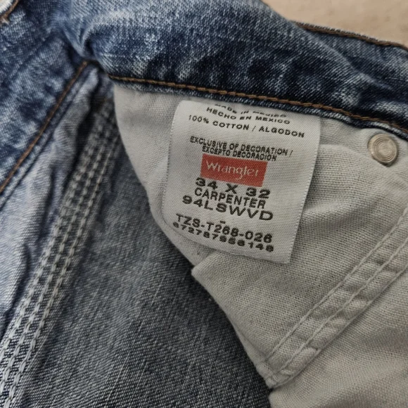 Men's Wrangler Carpenter Jeans - Picture 3 of 3